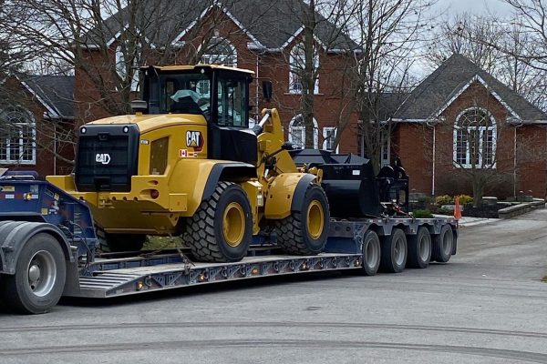 Santa said a new Wheel Loader wouldn't fit on his sleigh, so Mikey went and picked it up