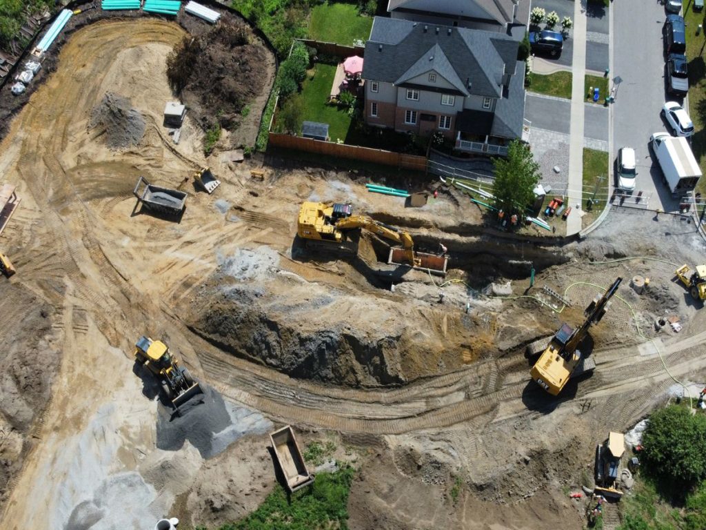 project on Broome Avenue in Courtice