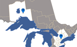 Map of Todd Brothers Service Area